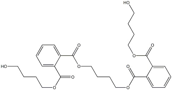 ALPHA,OMEGA-BUTYLENEDI-(O-(4-HYDROXYBUTOXYCARBONYL))BENZOATE Struktur