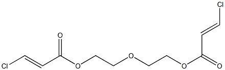 DIETHYLENEGLYCOLBIS(CHLOROACRYLATE) Struktur