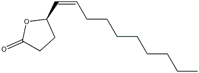 (R,(Z))-5-(1-DECENYL)DIHYDRO-2(3H)-FURANONE Structure