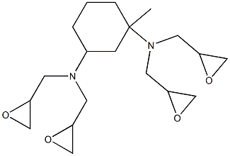 N,N,N',N'-TETRAGLYCIDYL-1,3-BISAMINOMETHYLCYCLOHEXANE Structure