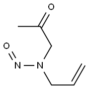 NITROSOALLYL-2-OXOPROPYLAMINE Structure