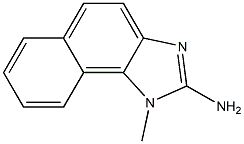 2-AMINO-1-METHYLNAPHTHO[1,2-D]IMIDAZOLE 结构式