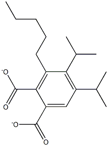 DI-N-2-PROPYLPENTYLPHTHALATE Structure