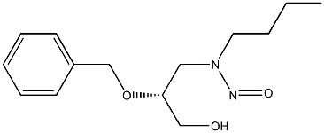 (R)-N-NITROSO-N-(2-BENZYLOXY-3-HYDROXYPROPYL)BUTYLAMINE Struktur