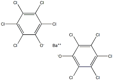 PENTACHLOROPHENOL,BARIUMSALT 化学構造式