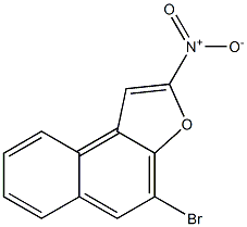 2-NITRO-4-BROMONAPHTHO[3,4-B]FURAN Structure