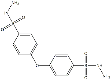 4,4'-OXYBIS(BENZENESULPHONYLHYDRAZIDE) Struktur