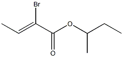 SEC-BUTYL-ALPHA-BROMOCROTONATE 结构式