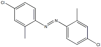 4,4'-DICHLORO-2,2'-DIMETHYLAZOBENZENE,,结构式