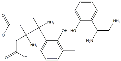 DIMETHYLDI(2-HYDROXYPHENYLETHYLENE)DIAMINEDIACETATE Structure