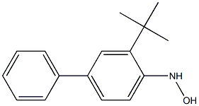 3-TERT-BUTYL-4-HYDROXYLAMINOBIPHENYL 结构式