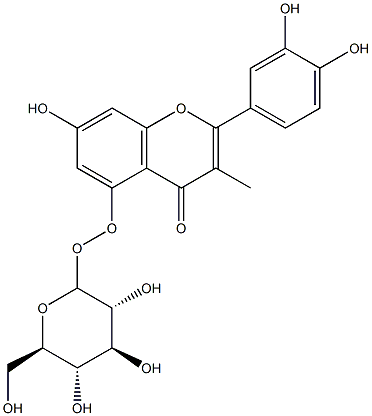 METHYL-O-QUERCETINGLUCOSIDE 结构式