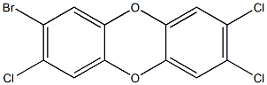 2-BROMO-3,7,8-TRICHLORODIBENZO-PARA-DIOXIN Struktur