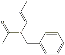 N-BENZYL-N-PROPENYL-ACETAMIDE 化学構造式