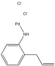 2-ALLYLANILINOPALLADIUMDICHLORIDE,,结构式