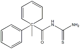 1-METHYL-1-PHENYLBENZOYLTHIOUREA Structure