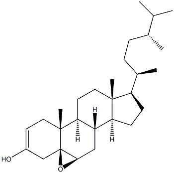 5BETA,6BETA-EPOXYCAMPESTEROL 结构式