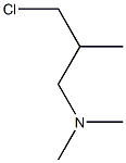 1-CHLORO-2-METHYL-3-DIMETHYLAMINOPROPANE,,结构式