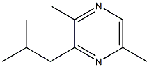 3,6-DIMETHYL-2-ISOBUTYLPYRAZINE,,结构式