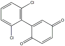 2-(2',6'-DICHLOROPHENYL)-1,4-BENZOQUINONE Structure