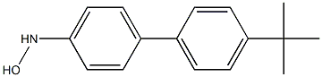 4'-TERT-BUTYL-4-HYDROXYLAMINOBIPHENYL Structure