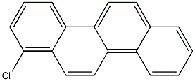 MONOCHLOROCHRYSENE 化学構造式