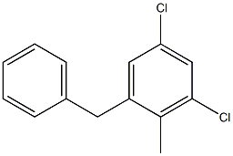 DICHLOROBENZYLTOLUENE 化学構造式