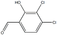DICHLOROHYDROXYBENZALDEHYDE Struktur