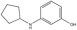 N-CYCLOPENTYL-META-AMINOPHENOL Structure