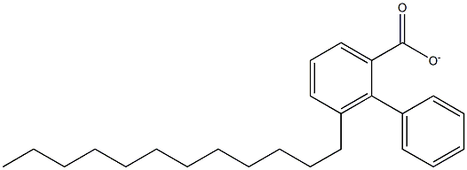 DODECYLPHENYLBENZOATE Structure