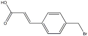 3-(PARA-(BROMOMETHYL)PHENYL)ACRYLICACID,,结构式