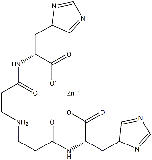 BETA-ALANYL-L-HISTIDINATEZINC,,结构式