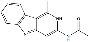 3-ACETAMIDO-1-METHYL-PYRIDO[4,3-B]INDOLE Structure