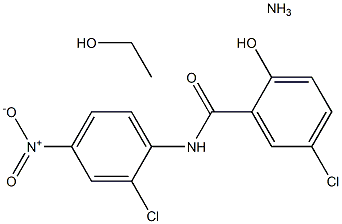 2',5-DICHLORO-4'-NITROSALICYLANILIDE,AMINOETHANOLSALT Struktur