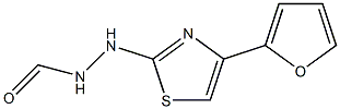 FORMICACID-2-(4-(2-FURYL)-2-THIAZOLYL)HYDRAZIDE Struktur