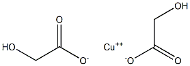 COPPERGLYCOLATE 化学構造式