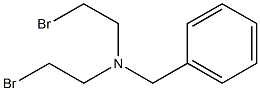DI(2-BROMOETHYL)BENZYLAMINE Structure