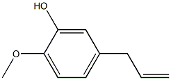 4-ALLYL-2-HYDROXY-1-METHOXYBENZENE 化学構造式