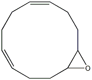 1,2-EPOXYCYCLODODECAN-5,9-DIENE Structure