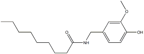 NONANOYLVANILLYLAMINE,,结构式