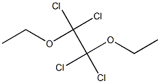 TETRACHLORO-1,2-DIETHOXYETHANE 化学構造式