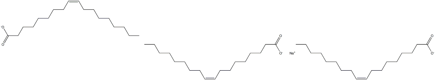 SODIUMTRIOLEATE Structure