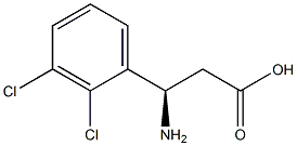 (R)-3-Amino-3-(2,3-dichloro-phenyl)-propanoic acid Structure