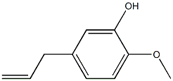 2-methoxy-5-prop-2-enyl-phenol Struktur