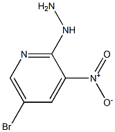 5-Bromo-2-hydrazinyl-3-nitropyridine Struktur