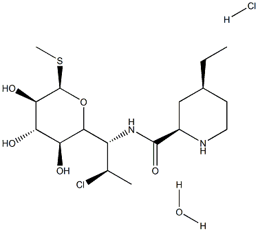 (2R,4S)-N-[(1S,2S)-2-chloro-1-[(2R,3S,4S,5R,6R)-3,4,5-trihydroxy-6-methylsulfanyl-oxan-2-yl]propyl]-4-ethyl-piperidine-2-carboxamide hydrate hydrochloride