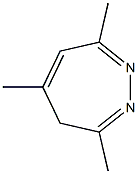 3,5,7-trimethyl-4H-diazepine,,结构式