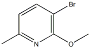 5-Bromo-2-methyl-6-methoxypyridine Struktur
