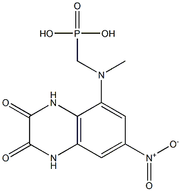 [(7-nitro-2,3-dioxo-1,4-dihydroquinoxalin-5-yl)methylamino]methylphosphonic acid|