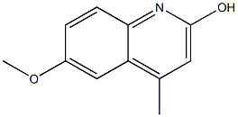 2-羟基-4甲基-6-甲氧基喹啉,,结构式